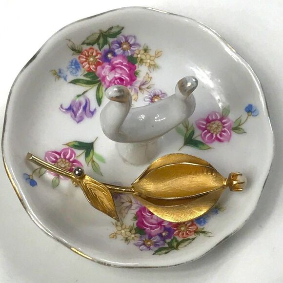 Broche Tone Gold vintage - Picture 4 of 6